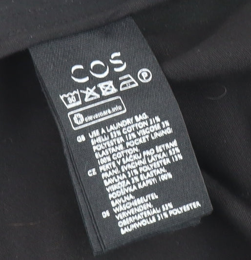 COS Women's Black Shift Dress 6 Classic Casual Autumn