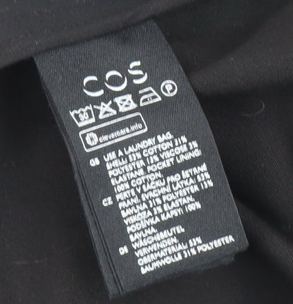 COS Women's Black Shift Dress 6 Classic Casual Autumn
