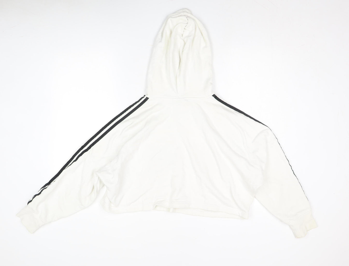 Adidas Women's White Pullover Hoodie Size 8