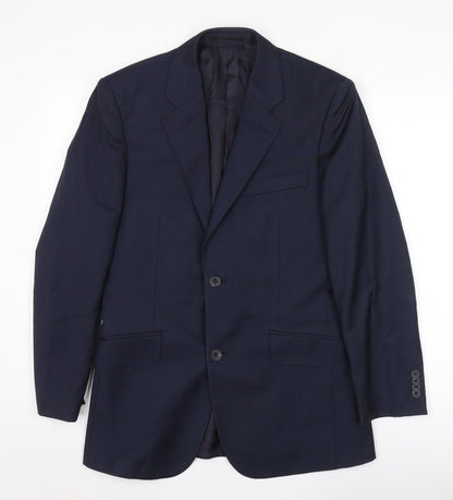 Mens UK Size 36 T.M.Lewin Regular Blue Suit Jacket