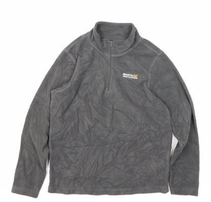 Regatta Boys' Grey Fleece 1/4 Zip Sweatshirt 11-12 Years