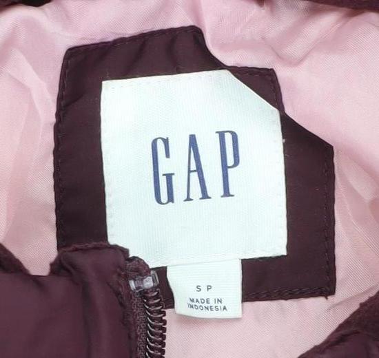 Womens UK Size S Gap Purple Puffer Jacket