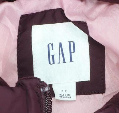 Womens UK Size S Gap Purple Puffer Jacket