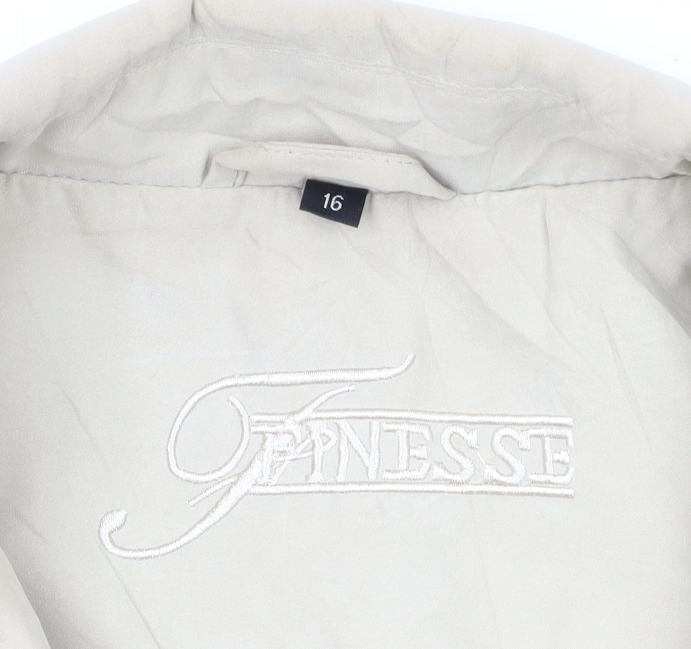 Womens UK Size 16 Finesse Ivory