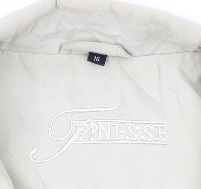 Womens UK Size 16 Finesse Ivory