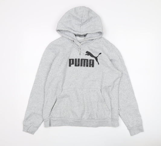Puma Unisex Grey Pullover Hoodie L