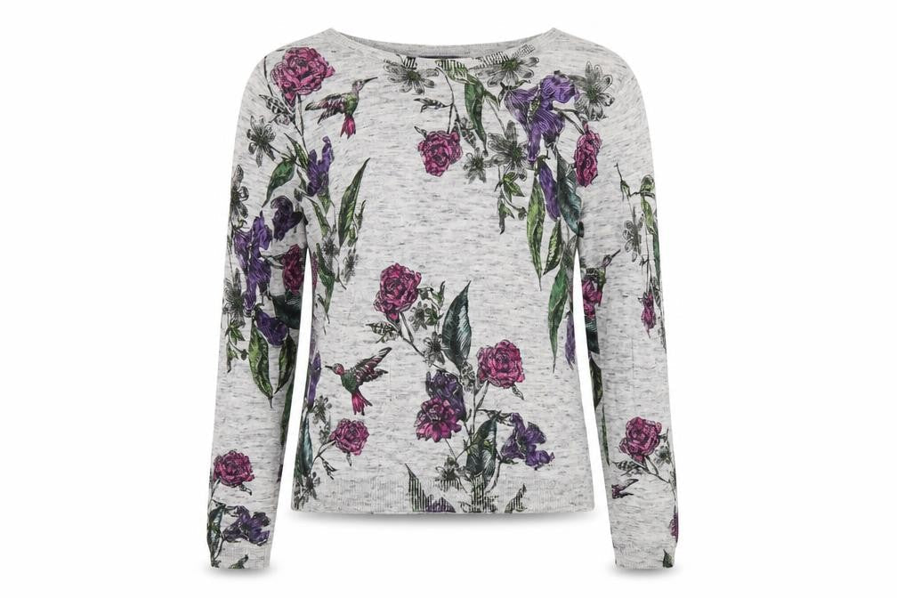 Womens UK Size S Oasis Multicoloured Pullover Jumper