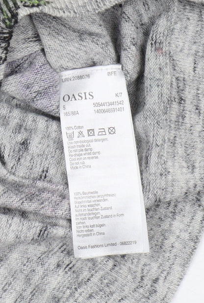 Womens UK Size S Oasis Multicoloured Pullover Jumper