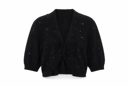 Womens UK Size 14 Marks and Spencer Black Cardigan Jumper