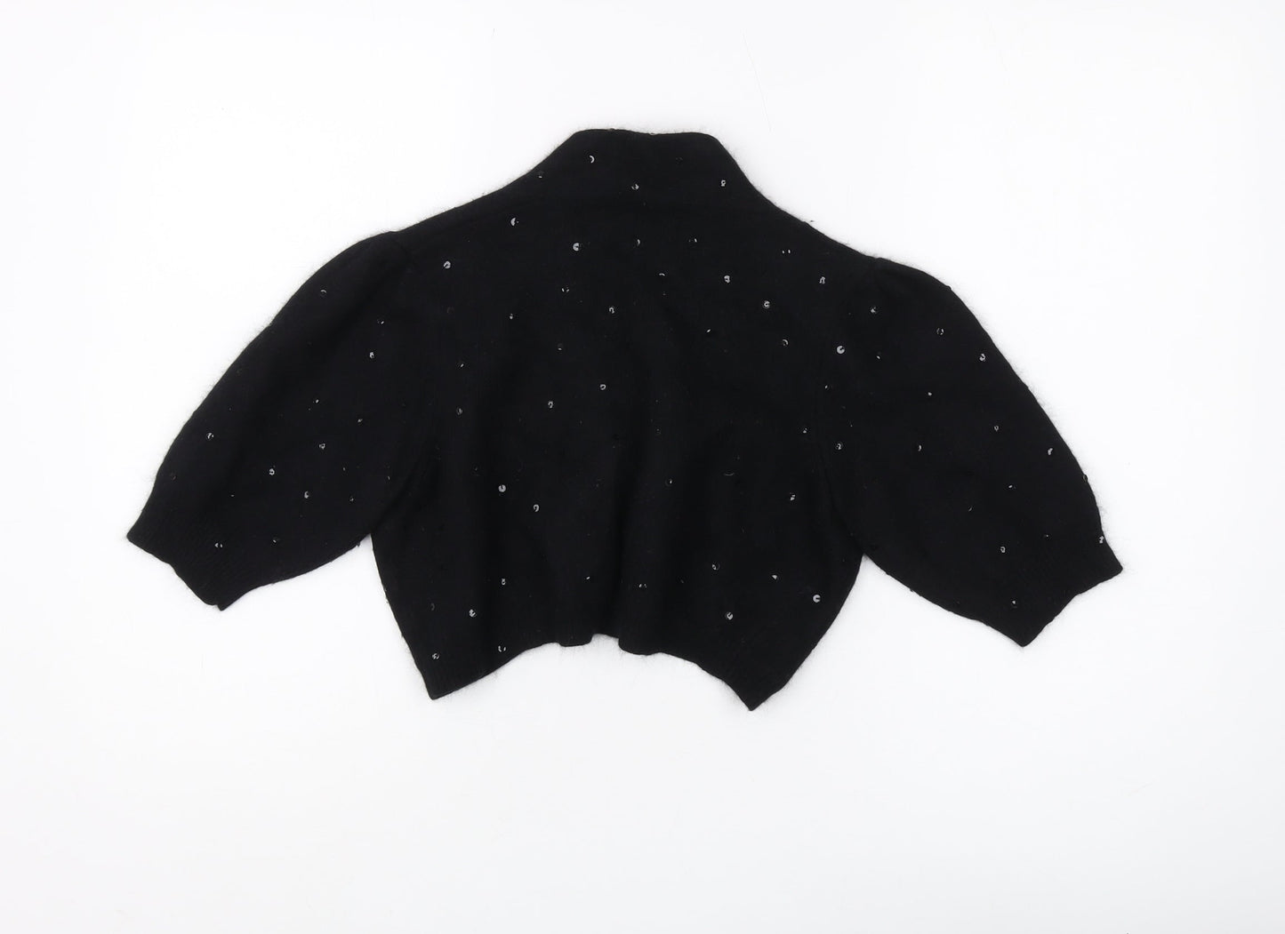 Womens UK Size 14 Marks and Spencer Black Cardigan Jumper