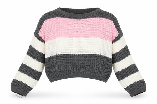 Womens UK Size 10 PRETTYLITTLETHING Multicoloured Pullover Jumper