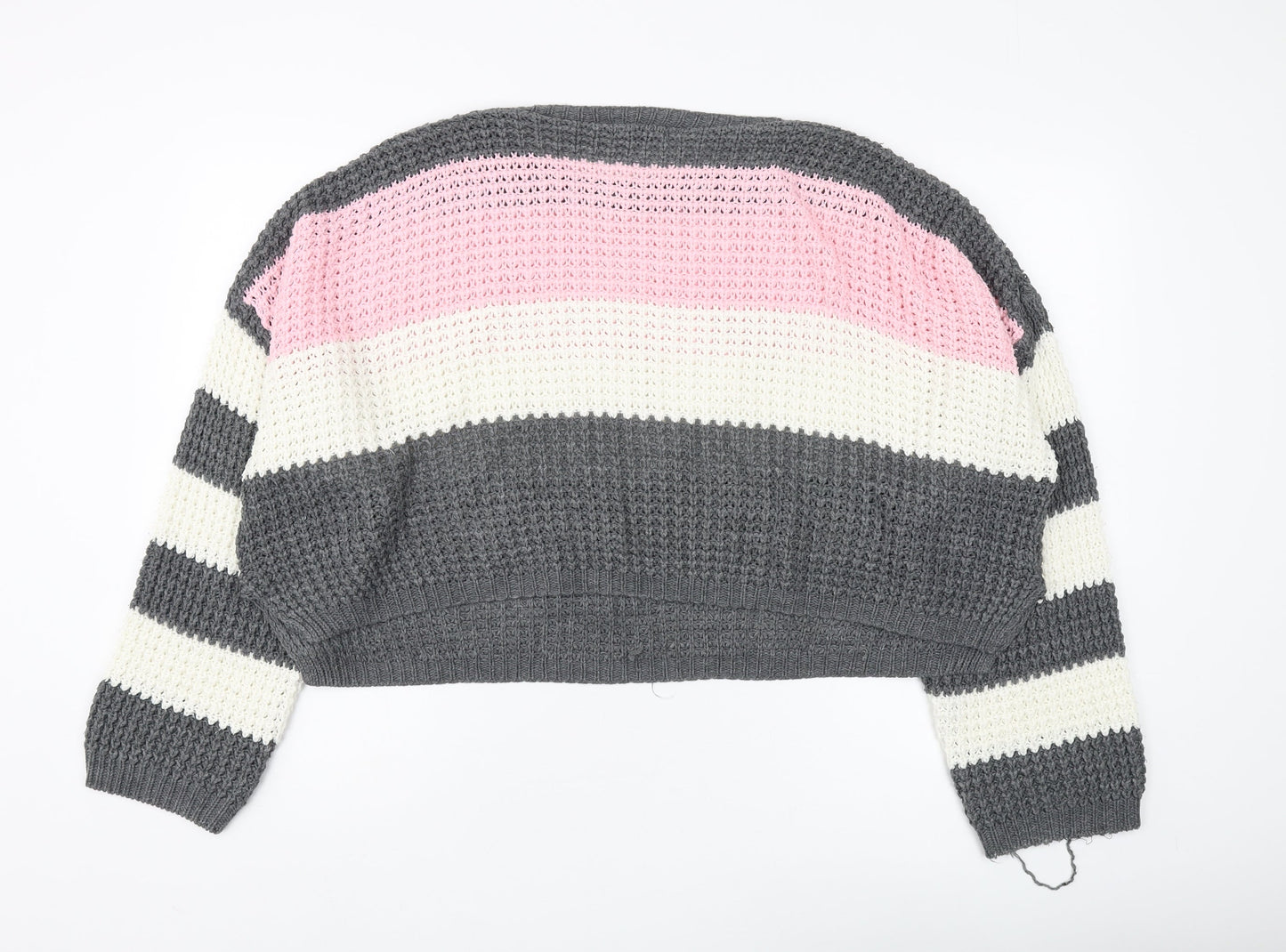 Womens UK Size 10 PRETTYLITTLETHING Multicoloured Pullover Jumper