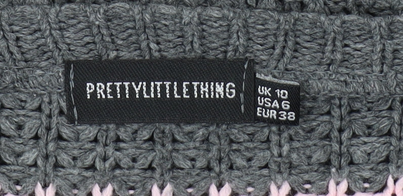Womens UK Size 10 PRETTYLITTLETHING Multicoloured Pullover Jumper