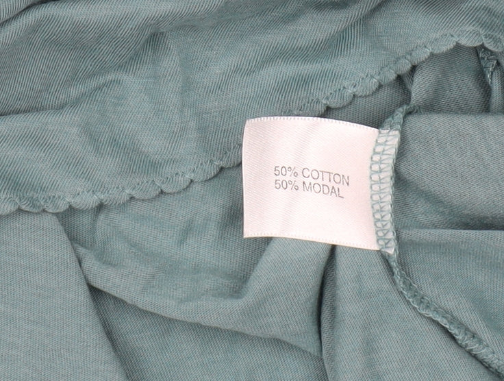 Womens UK Size XL KEW Green Wrap Blouse