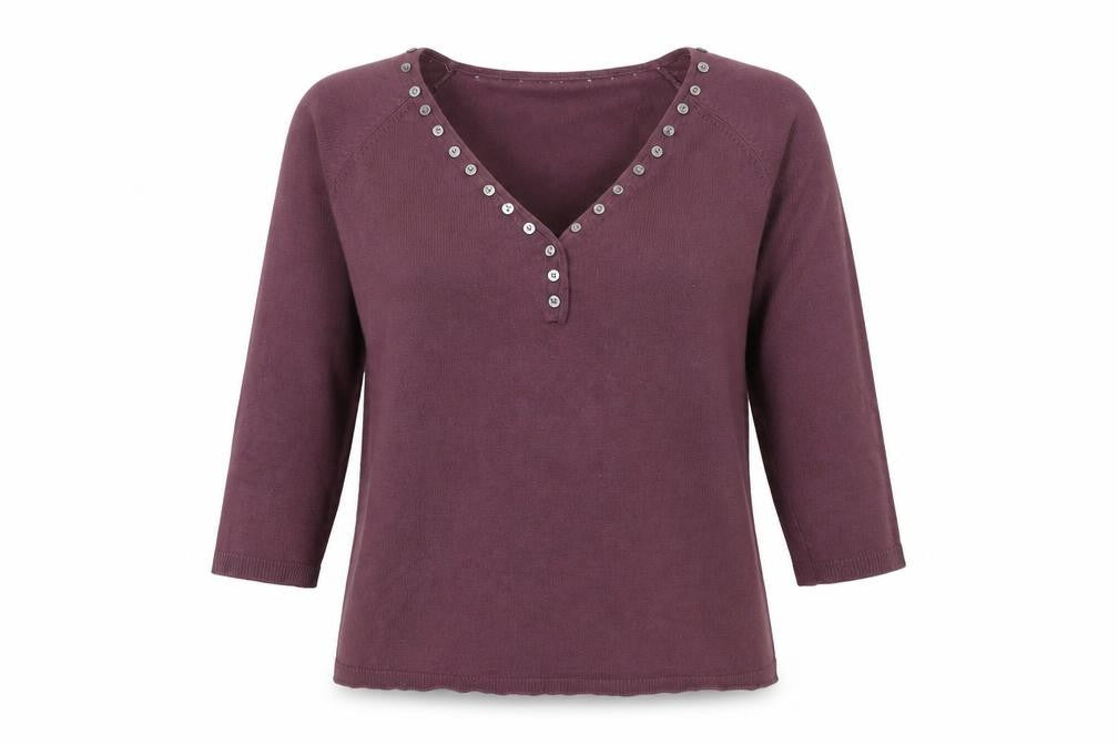 Womens UK Size M EAST Purple Pullover Jumper