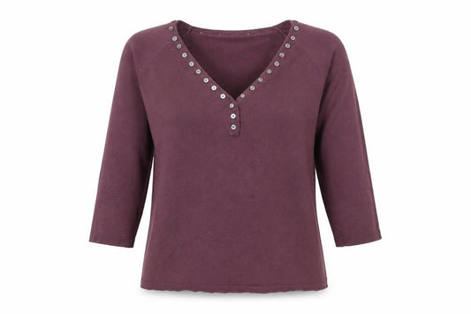 Womens UK Size M EAST Purple Pullover Jumper