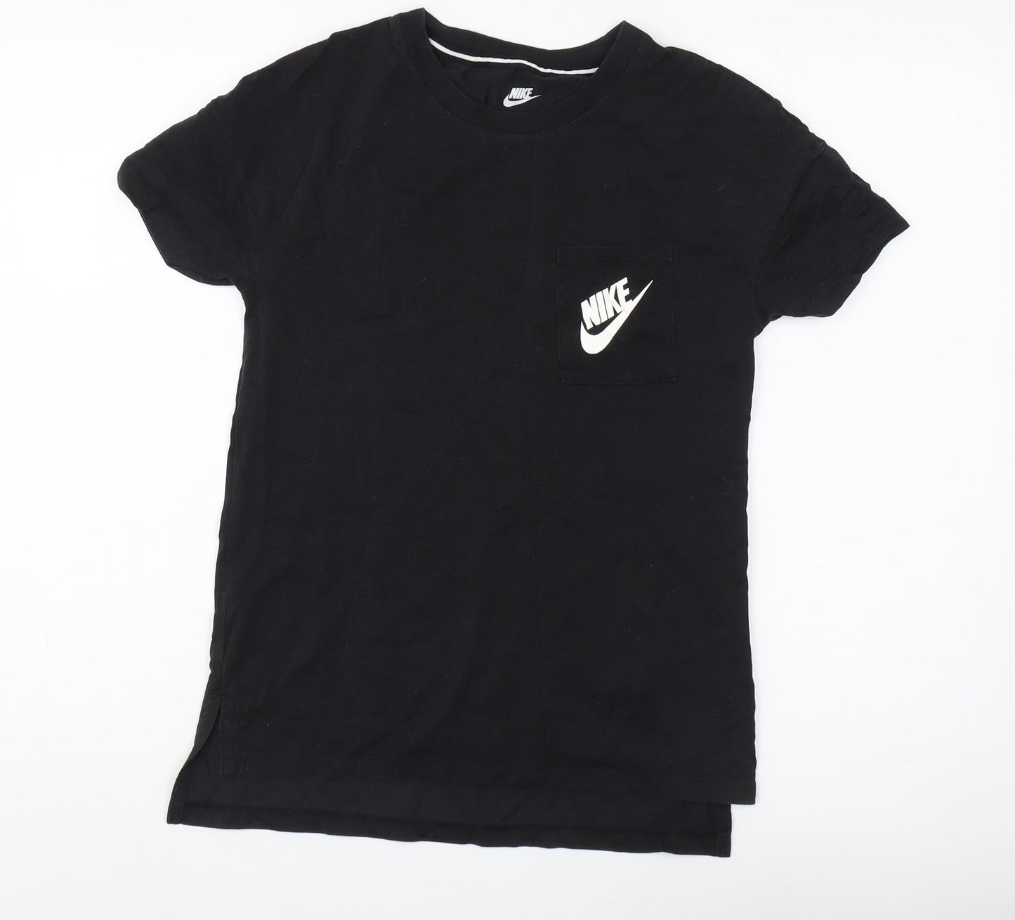 Unisex Adults UK Size XS Nike Black Basic T-Shirt
