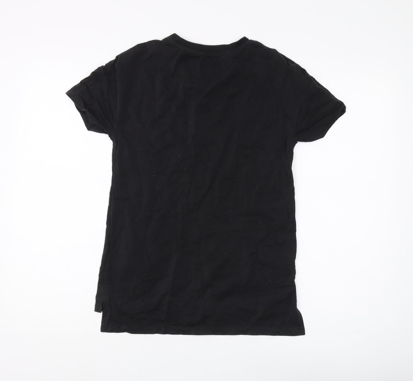 Unisex Adults UK Size XS Nike Black Basic T-Shirt