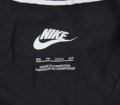 Unisex Adults UK Size XS Nike Black Basic T-Shirt