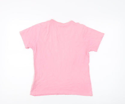 Womens UK Size M EWM Pink  T-Shirt