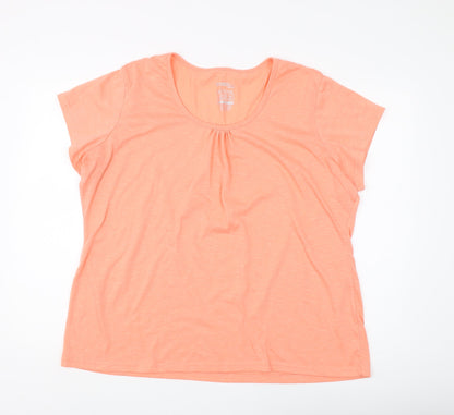 Mountain Warehouse Womens Orange T-Shirt Size 22