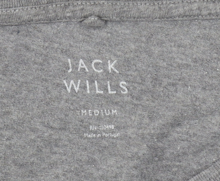 Jack Wills Grey Men's Medium Crew Neck T-Shirt