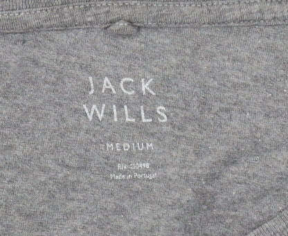 Jack Wills Grey Men's Medium Crew Neck T-Shirt