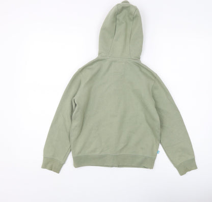 Hadleigh London Boys Green Hoodie, 7 Years, Full Zip Warm Fleece