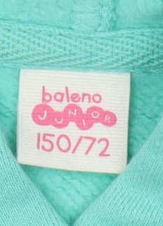 Baleno Girls Green Pullover Hoodie - Heart Graphic, Size 22