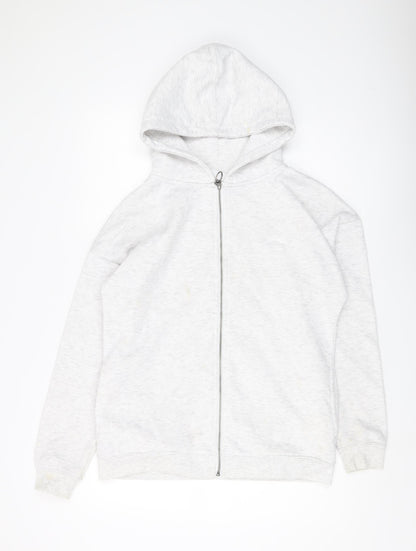 Slazenger Women's Grey Full Zip Hoodie Size 10