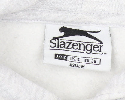 Slazenger Women's Grey Full Zip Hoodie Size 10