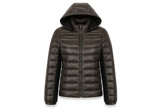 Womens UK Size M Steve Madden Brown Puffer Jacket
