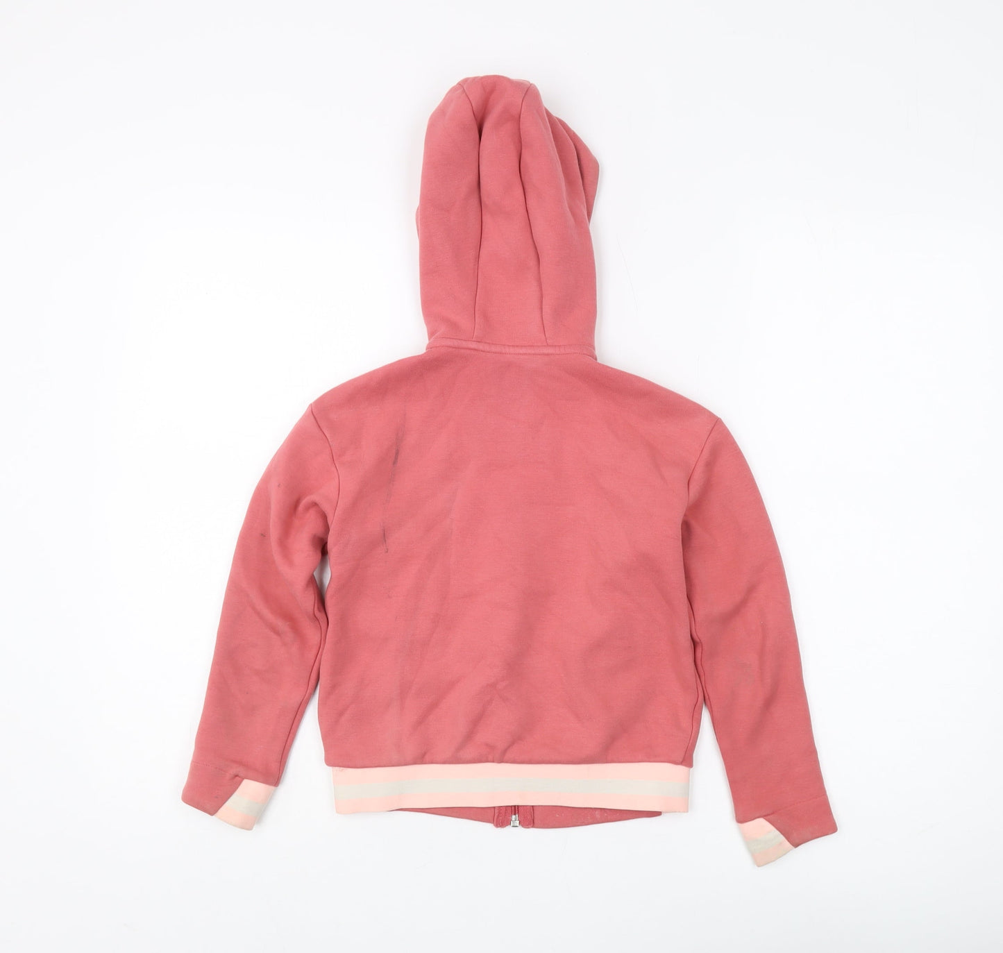 Artengo Girls Pink Full Zip Hoodie 7-8 Years