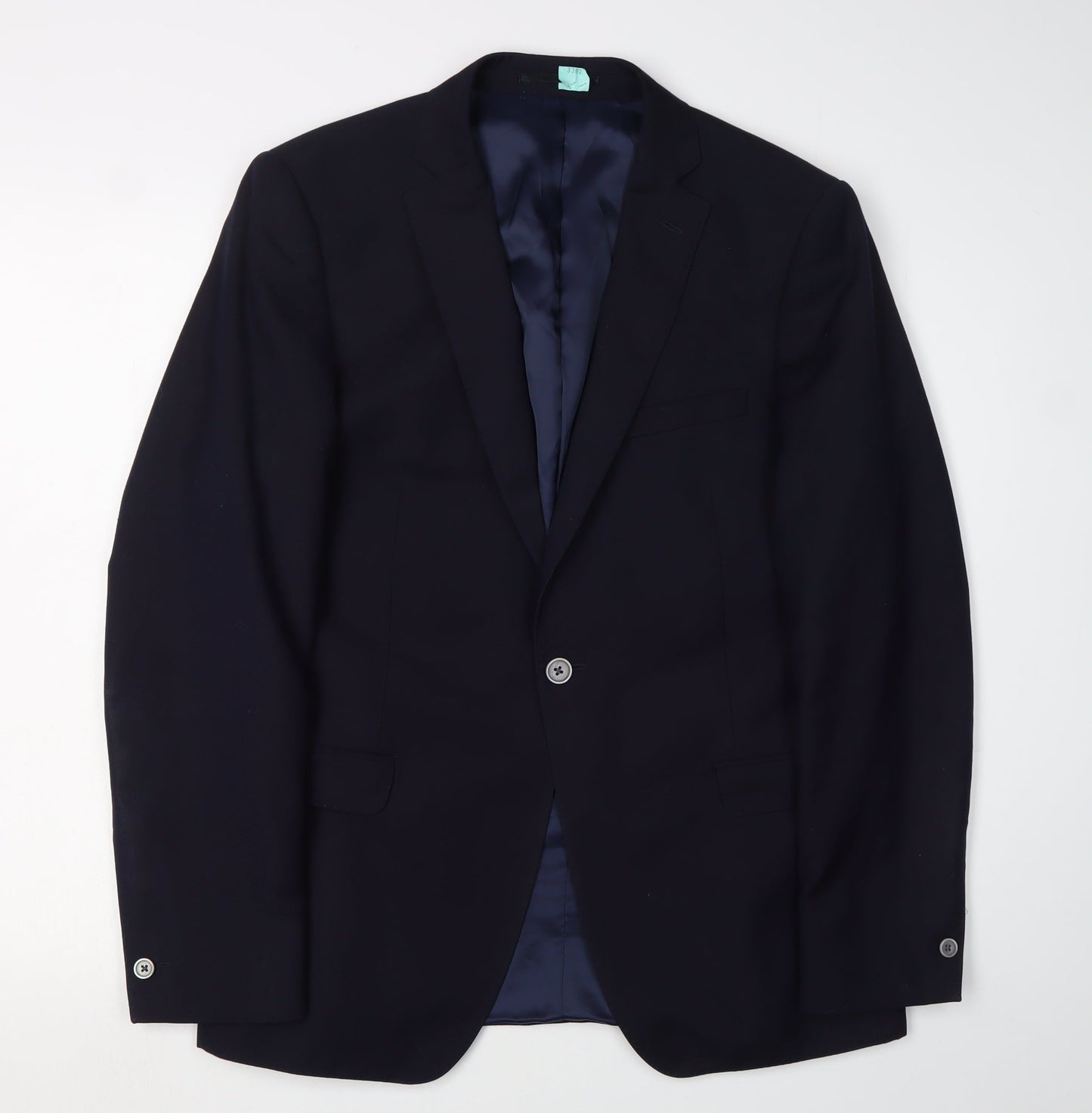 Mens UK Size 41 T.M.Lewin Regular Blue Suit Jacket