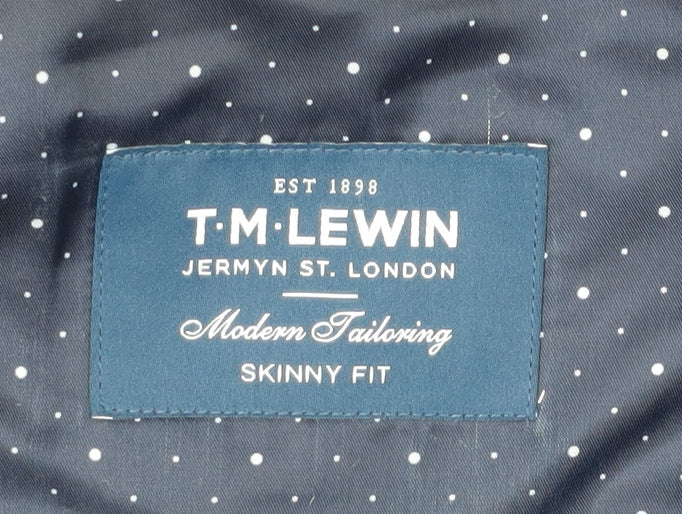 Mens UK Size 41 T.M.Lewin Regular Blue Suit Jacket