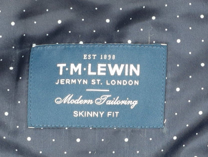 Mens UK Size 41 T.M.Lewin Regular Blue Suit Jacket