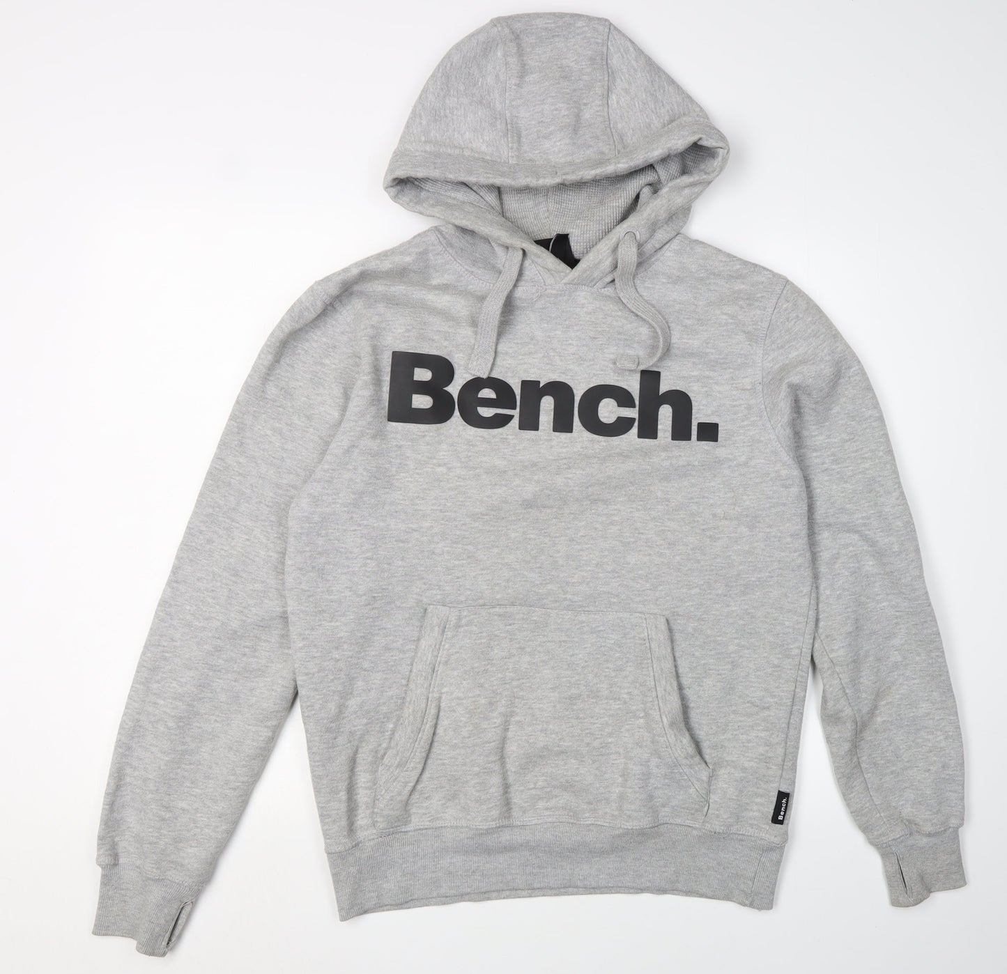 Mens UK Size M Bench Grey Pullover Hoodie