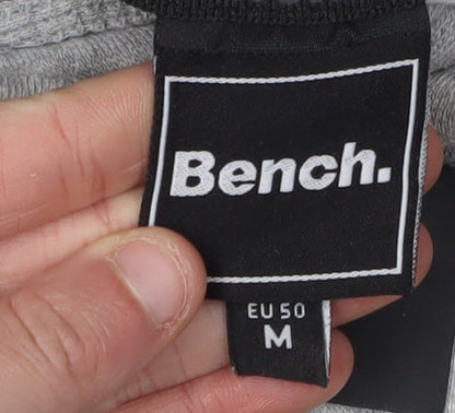 Mens UK Size M Bench Grey Pullover Hoodie
