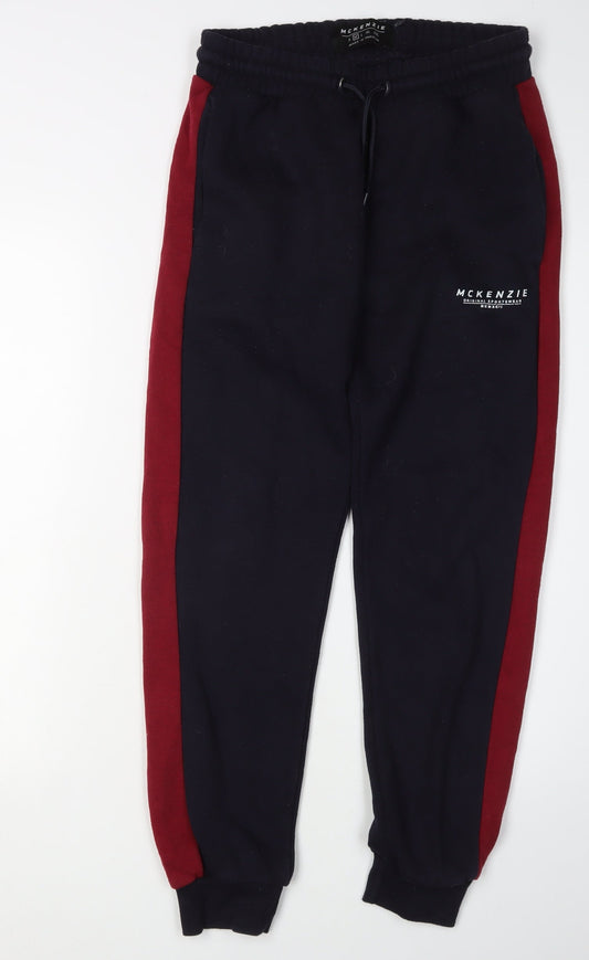 McKenzie Men's Black Jogger Trousers Size M