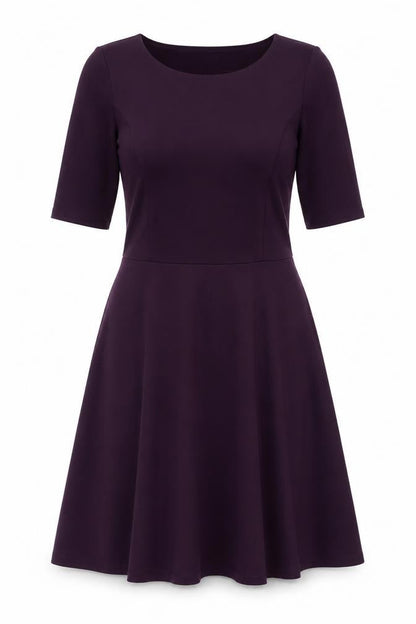 Lands' End Women's Purple A-Line Dress S Casual