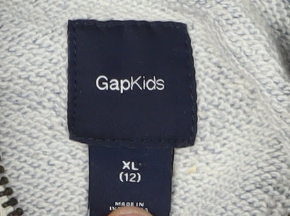 GapKids Boys Blue Full Zip Sweatshirt - 12-13 Years