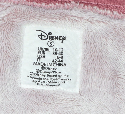 Disney Women's Pink Sequin Crew Neck Pyjama Top 10-12