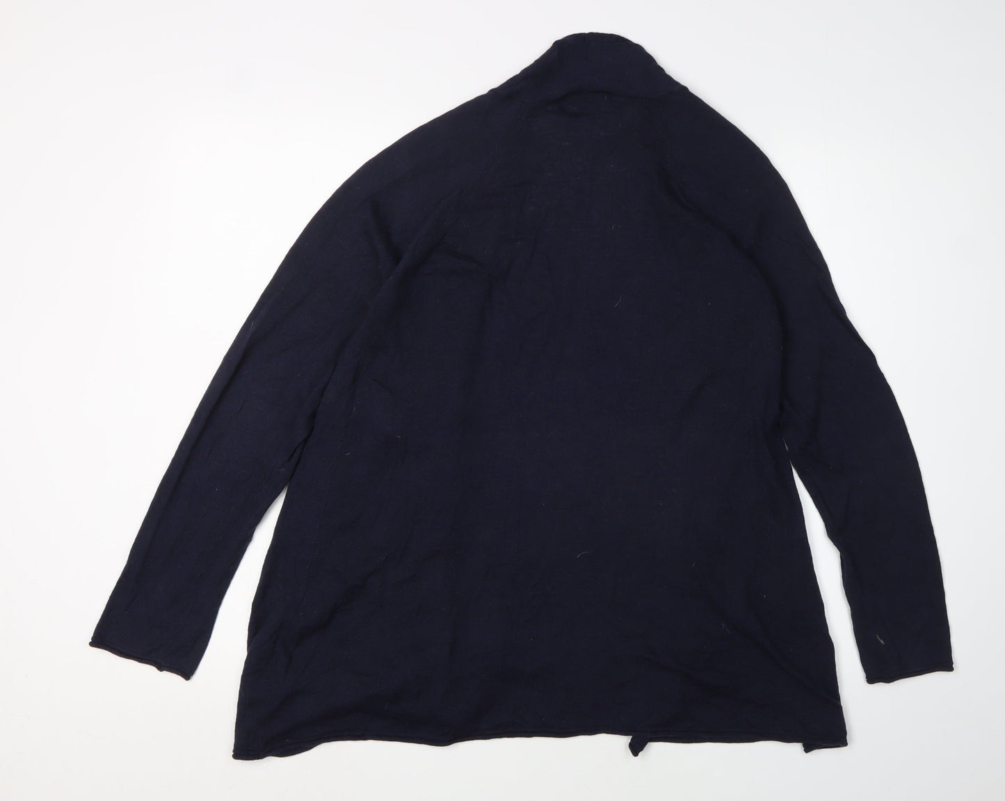 Womens UK Size S United Colors of Benetton Blue Cardigan Jumper