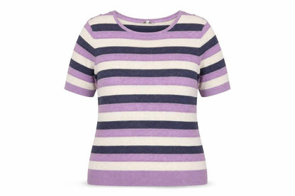 Country Casuals Women's Multicoloured Striped Pullover Jumper XL