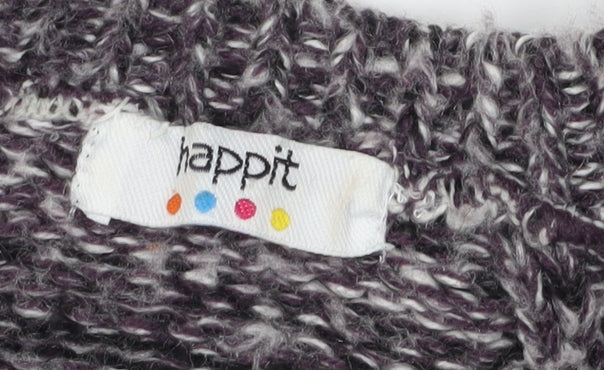 Womens UK Size XL Happit Grey Pullover Jumper