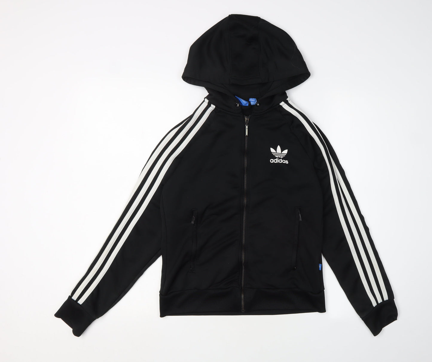 Adidas Unisex Black Full Zip Hoodie S