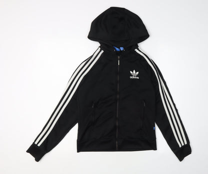 Adidas Unisex Black Full Zip Hoodie S
