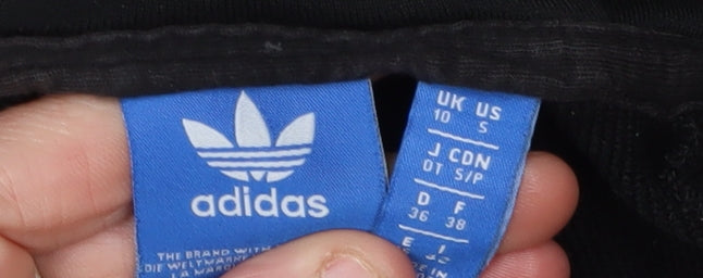 Adidas Unisex Black Full Zip Hoodie S