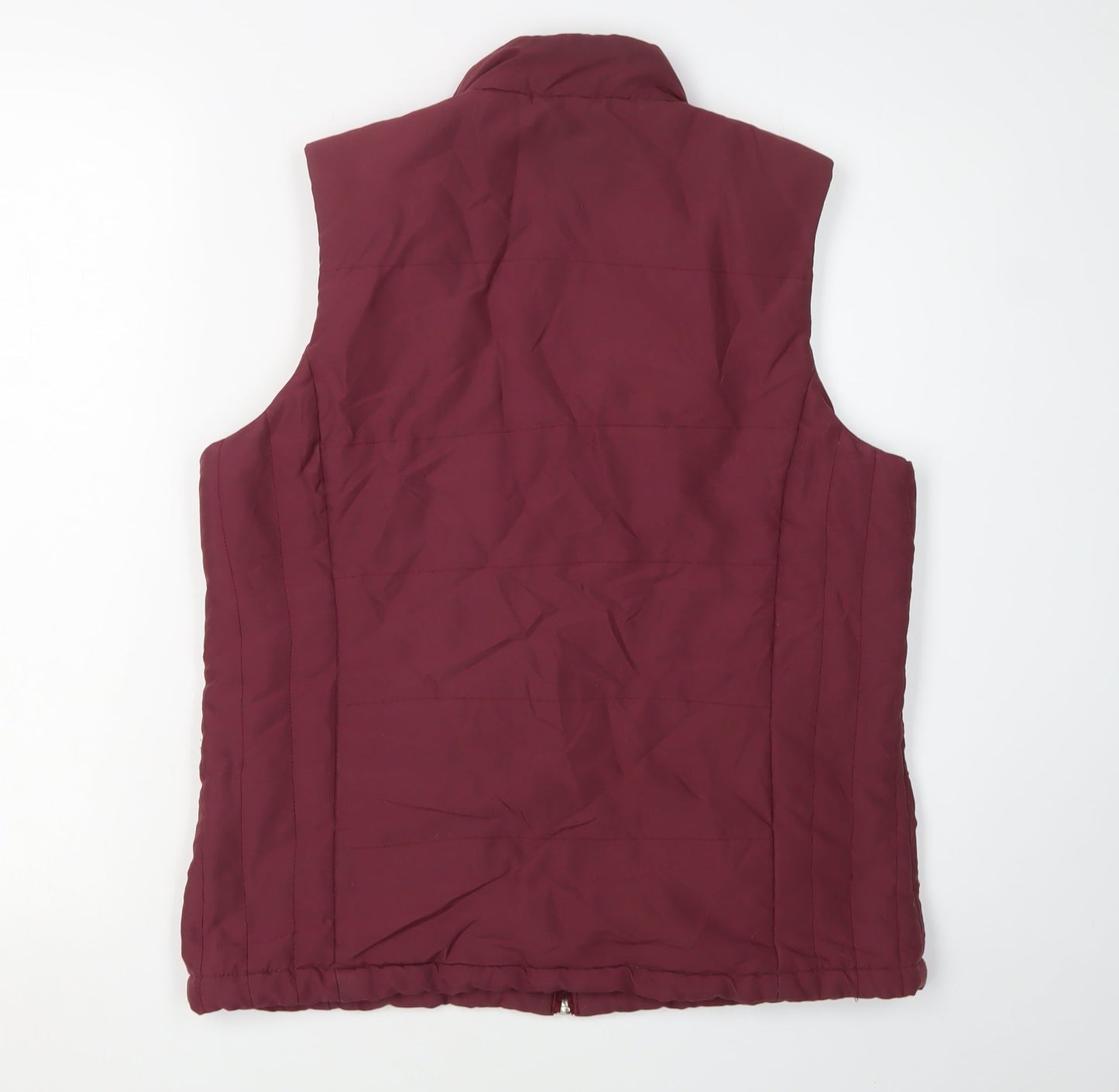 TIGI Wear Women's Red Sleeveless Waistcoat Size 12