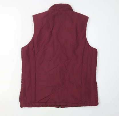 TIGI Wear Women's Red Sleeveless Waistcoat Size 12